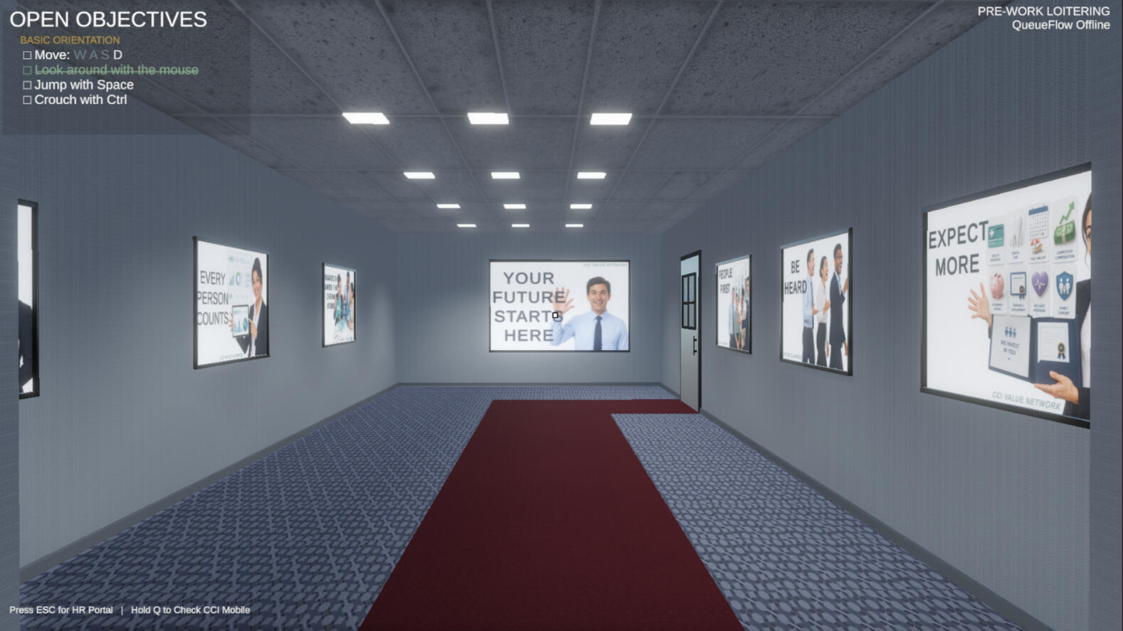 The Orientation Corridor